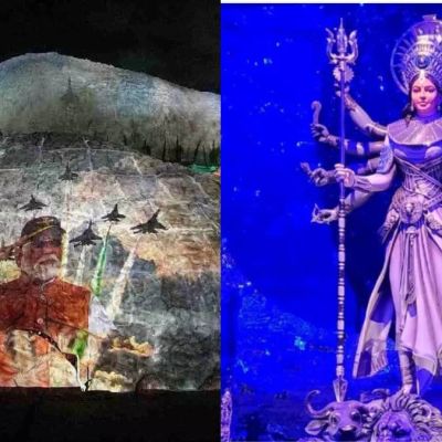 Durga Puja 2025: Kolkata pandals making headlines with political and AI themes
