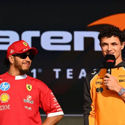 Lando Norris sends uplifting message to ‘GOAT’ Lewis Hamilton after Ferrari’s disastrous season