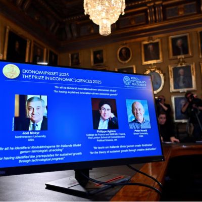 Trio win Nobel economics prize for work on innovation, growth and ‘creative destruction’ – Profit by Pakistan Today
