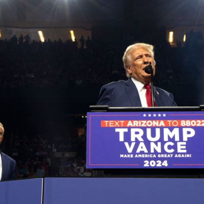 Donald Trump rallies the MAGA faithful in Arizona, touting new endorsement by RFK Jr.