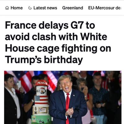 “France postponed the G7 summit to avoid coinciding in time with the fights without rules at the White House on Trump’s birthday”: The G7 summit was postponed so that Trump could watch the UFC fight