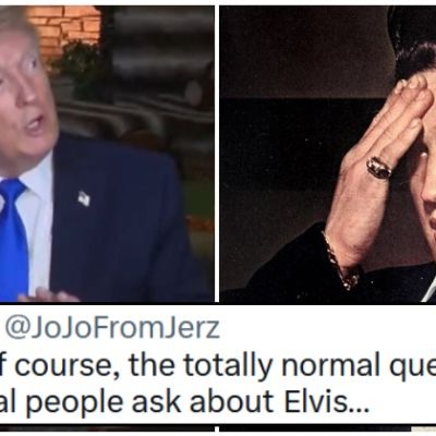 Trump casually asked at Graceland if he could have ‘taken’ Elvis in a fight, if you were wondering how his laser focus on the war was going – 15 swift smackdowns