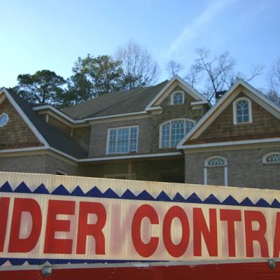 Housing contract activity saw a big jump in March before rate volatility began