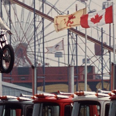 Evel Knievel ran for president? It’s not that crazy a premise. Think Donald Trump.