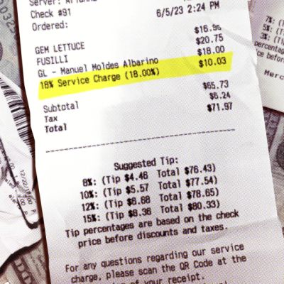 What does a service fee ban mean for diners? Expect that $39 chicken to cost $49