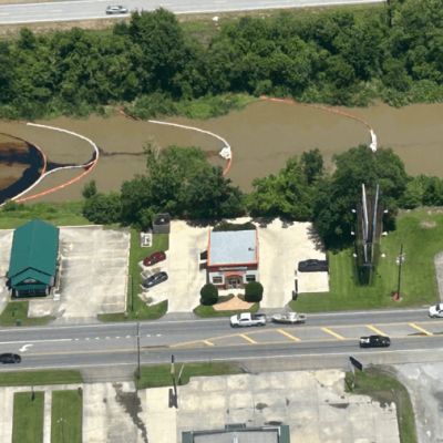 Crude oil spilled into Bayou Lafourche in Raceland