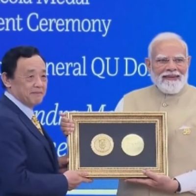 PM Modi awarded FAO Agricola Medal in Rome for food security leadership