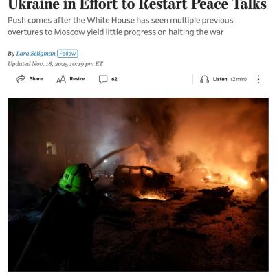 US Army Secretary Driscoll to travel to Russia after Kyiv talks with Zelenskyy to resume peace negotiations on Trump’s — The Wall Street Journal citing sources