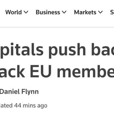 EU countries strongly oppose fast-tracking Ukraine’s accession, Reuters reports