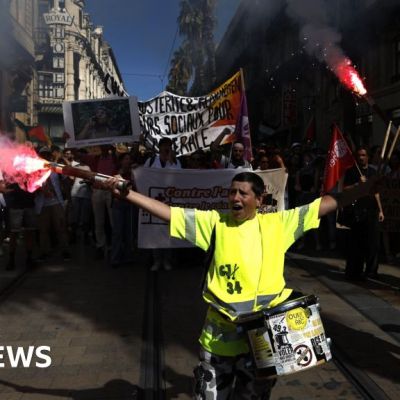 France hit by protests as Prime Minister Sébastien Lecornu takes office