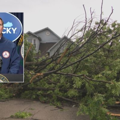 Gov. Andy Beshear visiting west Louisville Friday to tour tornado damage