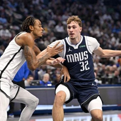 Anthony Davis’ all-round effort boosts Mavs over Nets