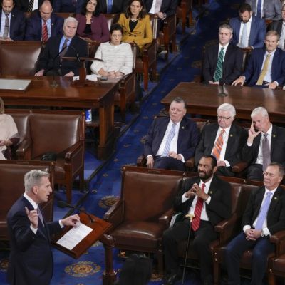 Republican candidates for speaker sign unity pledge to back eventual nominee