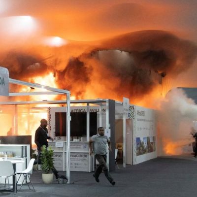 Fire disrupts COP30 climate talks as UN chief urges deal