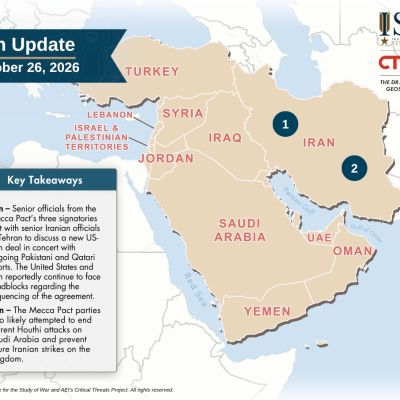 Iran Update, October 26, 2026