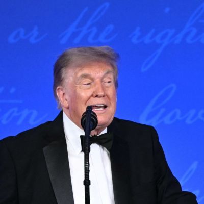 Trump returns to White House press dinner months after shooting chaos