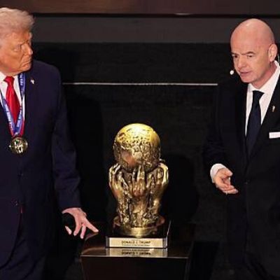 Donald Trump awarded inaugural FIFA peace prize at World Cup draw | Anglo Celt