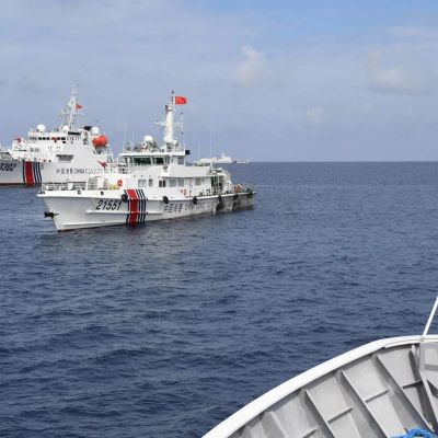 South China Sea: Chinese, Philippine ships in another confrontation near grounded warship