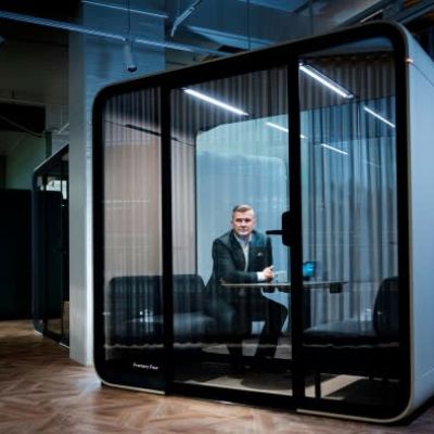 ‘Gone are the days of taking a phone call in the open’: why office pods are everywhere
