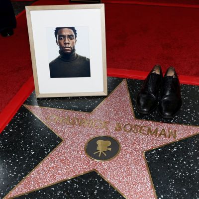 Chadwick Boseman’s wife accepts his star on Hollywood Walk of Fame