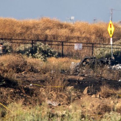 Six killed when small plane crashes, bursts into flames in field near Southern California airport