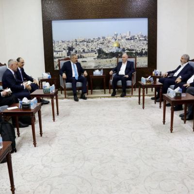 Hamas delegation, Turkish spy chief discuss Gaza truce’s next stage