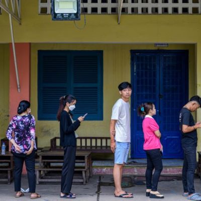 Cambodia votes in one-sided election, with Hun Sen victory assured