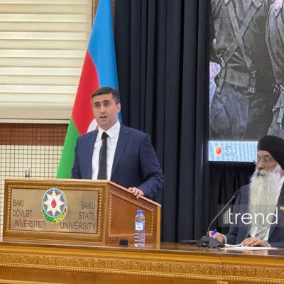 Baku predicts input to protection of ethnic minority rights from Sikh Federation co-op