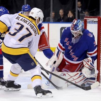 NHL roundup: Rangers down Predators for first home win