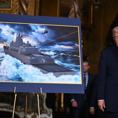 Trump unveils a new class of Navy battleship named after himself