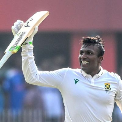 Muthusamy shines with unbeaten century as Proteas push on in second Test