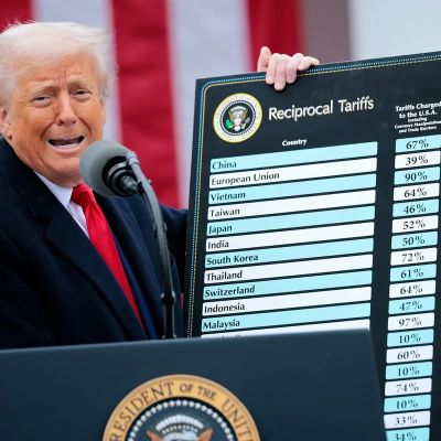 Trump slaps tariffs on UK and other major allies over 'forced labour'