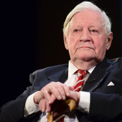 Helmut Schmidt, German statesman, 1918-2015