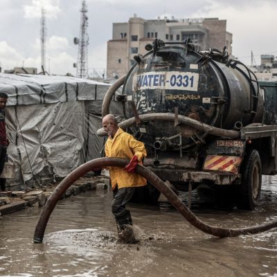 Displaced Gazans Suffer As Heavy Rains Flood Tent Camps – Iran Front Page