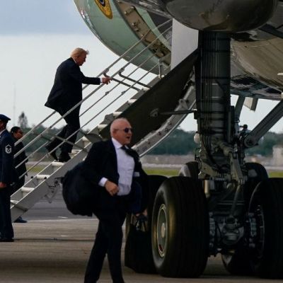US Secret Service discovers hunting stand with direct sight to Trump’s Air Force One exit