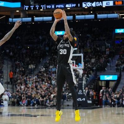 NBA roundup: Julian Champagnie (11 treys) leads Spurs past Knicks