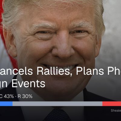 Trump Cancels Rallies, Plans Phone-In Campaign Events
