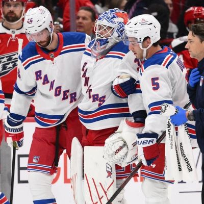 Rangers lose goalie Igor Shesterkin to leg injury vs. Capitals