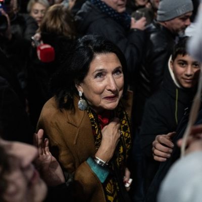 ‘Back to her employers’: Pro-Western Georgian ex-president appointed to US fellowship  —  RT World News