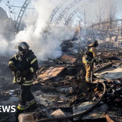 Russia strikes Ukraine killing four, including children, official says