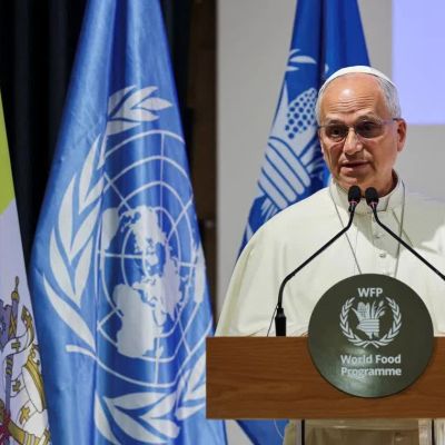 Pope Leo decries leaders who ‘feed’ wars while millions go hungry