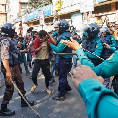Calm but tense Bangladesh under tight security as Awami League calls shutdown after Hasina verdict - The Tribune