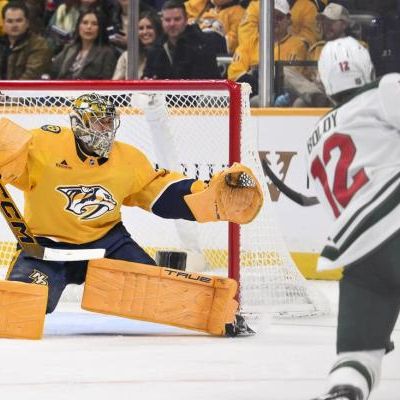 Matt Boldy nets hat trick in frenetic first as Wild outlast Predators