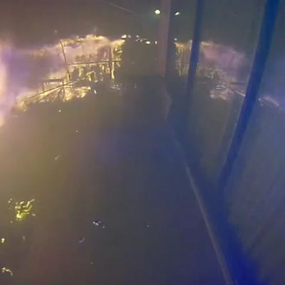 Glendale man watches in horror from security camera as wildfire engulfs his home: ‘All I could do’