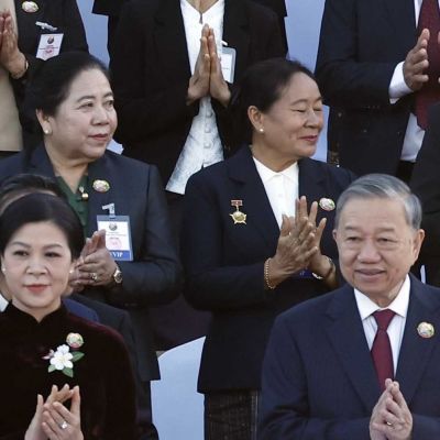 General Secretary To Lam joins historic National Day parade in Laos