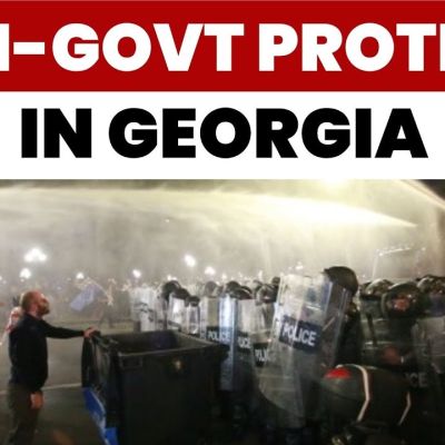 Cops clash with pro-EU protesters in Georgia over disputed local polls