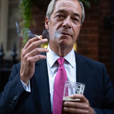 Stevenage Woman keeps thinking about Nigel Farage