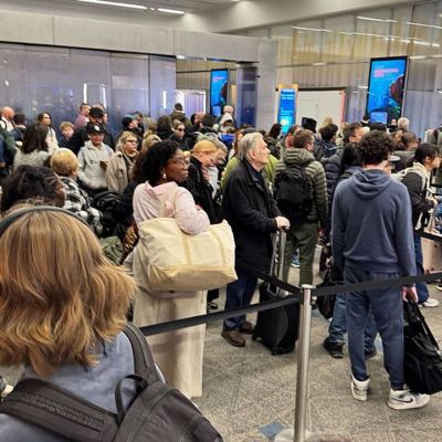 LGA wait times snarl as crash investigation continues