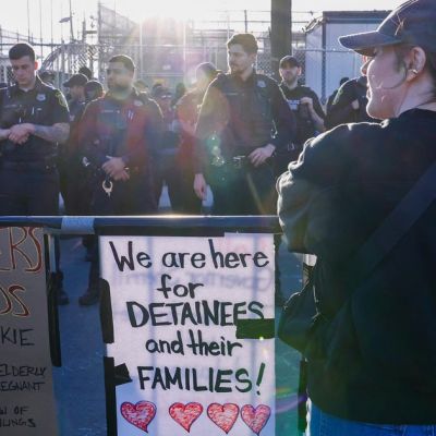 Sherrill says DHS to restore Delaney Hall family visitation amid protests, warns outside agitators to stay home