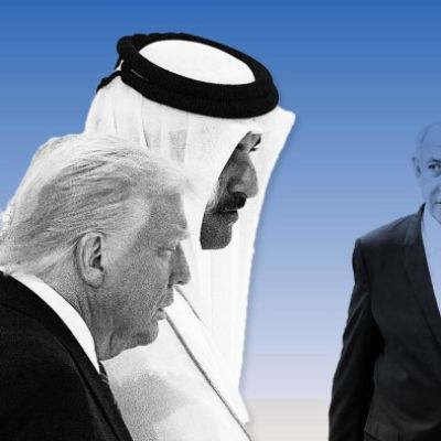 Benjamin Netanyahu downgraded to spectator on Donald Trump’s Middle East tour